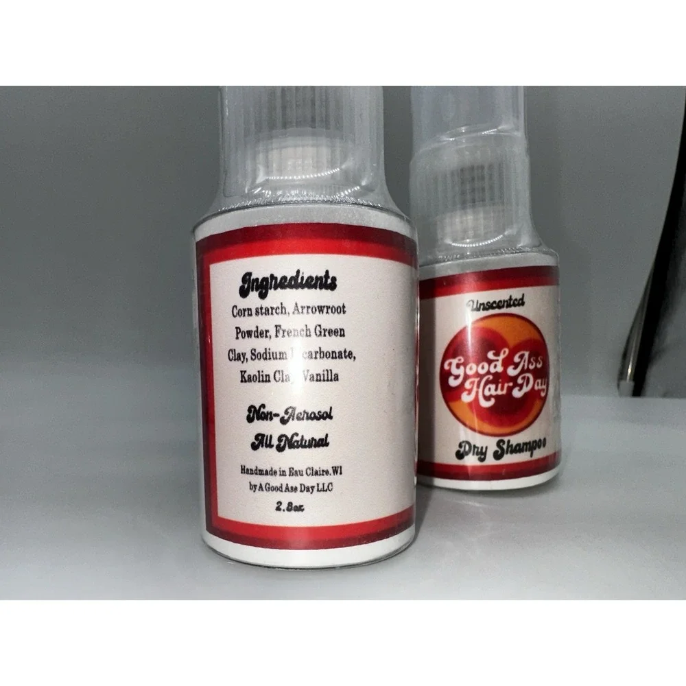 Good Ass Hair Day Dry Shampoo 2.8oz All Natural (Pack of 3) Unscented